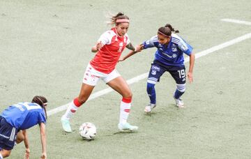 Independiente Santa Fe y Millonarios se enfrentaron por la octava fecha del Grupo A de la Liga BetPlay Femenina en el estadio El Campín.