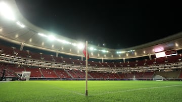 General View during the game Guadalajara vs America, corresponding to first leg match of Semifinals the Torneo Apertura 2023 of the Liga BBVA MX Femenil, at Akron Stadium, on November 16, 2023.
<br><br>
Vista General durante el partido Guadalajara vs America, correspondiente al partido de ida de Semifinales del Torneo Apertura 2023 de la Liga BBVA MX Femenil, en el Estadio Akron, el día 16 de noviembre de 2023.