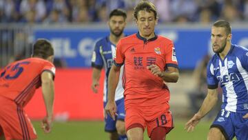 Oyarzabal, jugador de la Real Sociedad.