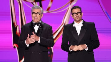 Este 15 de septiembre se celebra la 76a edición de los Premios Emmy. Conoce a Dan y Eugene Levy, los presentadores de los Emmy Awards 2024.