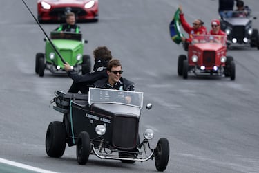 George Russell y Andrea Kimi Antonelli.