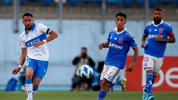 Cuartos de final de la Copa Chile 2022.
El jugador de Universidad Catolica Mauricio Isla es fotografiado durante el partido de vuelta de los cuartos de final de la Copa Chile contra Universidad de Chile disputado en el estadio El Teniente de Rancagua, Chile.