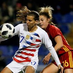 España 0 - USA 1: resultado, resumen y gol. Amistoso femenino