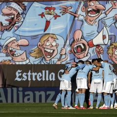 Celta-Barcelona en imágenes