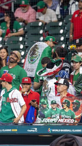 Fans o Aficion during the 2026 World Baseball Classic game between Brazil and Mexico at Daikin Park on March 8, 2026 in Houston, Texas, United States.