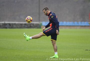 Jesé training apart on Wednesday.