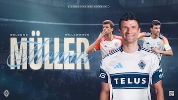 Vancouver Whitecaps anuncia a Thomas Müller