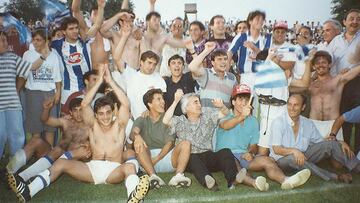 FESTEJO ASCENSO LEGANES A SEGUNDA DIVISION 1993 ANTE EL ELCHE