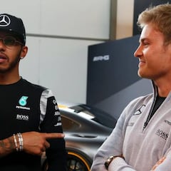 Hamilton: "Sorprendentemente, me llevo muy bien con Rosberg"