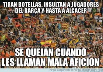 Los mejores memes del Valencia-Barcelona