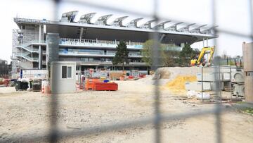 En Roland Garros contin¨²an las obras y nunca se han parado