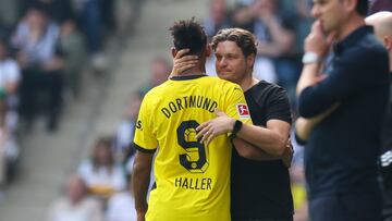 Haller, KO a tres días del Atleti