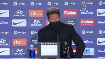 Simeone: "Lo que pase con Trippier sólo depende de él"
