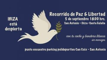 Los negacionistas convocan ahora el "recorrido de paz y libertad"