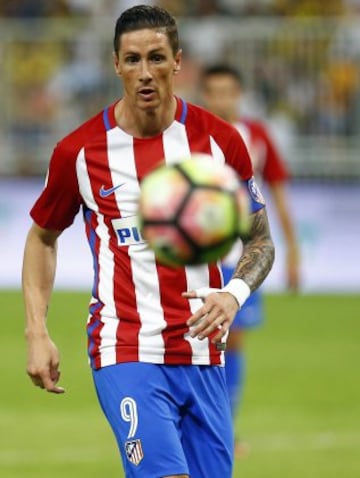 Action from Jeddah as Atletico Madrid faced local outfit Al Ittihad as part of the Saudi club's 90th anniversary celebrations