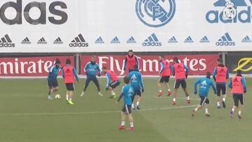 El Madrid sigue con su puesta a punto para Girona ya con Keylor