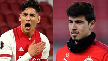 Edson Álvarez y Erick Gutiérrez sumaron minutos en la Eredivisie