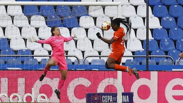 Deportivo de la Coruña Partido Depor Abanca - Real Sociedad. Copa de la Reina. gol edna yohana