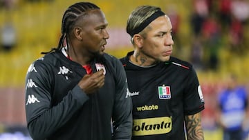 Dayro Moreno y Hugo Rodallega en la Liga BetPlay