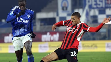 El Milan - Como del pasado 14 de enero de 2025.