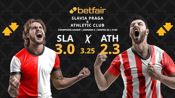 Slavia Praga vs. Athletic Club de Bilbao: horario, dónde ver, pronósticos y clasificación