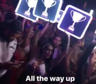 Hamilton monta una espectacular fiesta en Miami