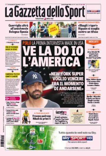 Portadas de la prensa deportiva