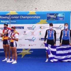 Éxito del equipo español juvenil de remo en el Europeo