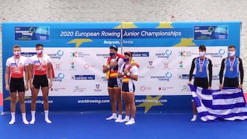 Caetano Horta Pombo y Pablo Moreno, oro en el doble scull masculino.