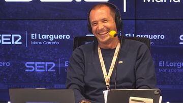 Borja Iglesias en directo en El Larguero y pasa esto: Carreño no daba crédito y no paraba de reír