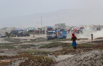 Tercera etapa entre San Juan de Marcona y Arequipa. El ruso Dmitry Sotnikov.