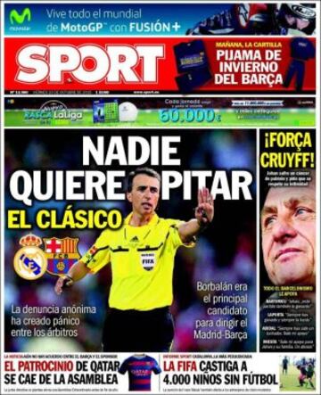 Portadas de la prensa mundial