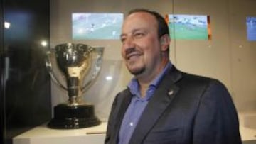 Ben&iacute;tez espera el momento de volver a entrenar.