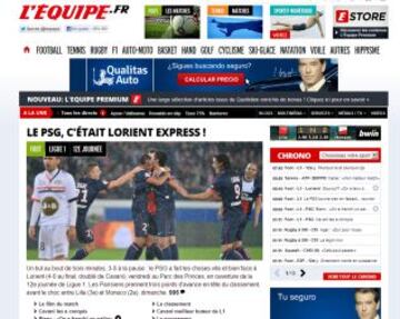 Portadas de la prensa extranjera