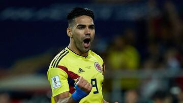 Falcao García durante un partido con la Selección Colombia en el Mundial Rusia 2018.