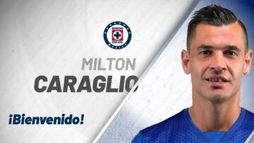 Cruz Azul anunció el fichaje de Milton Caraglio