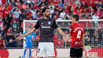 PALMA DE MALLORCA, 01/05/2023.- El centrocampista del Athletic Raúl Garcia gesticula durante partido correspondiente a la jornada 32 de LaLiga Santander que Mallorca y Athletic Club disputan este lunes en el Visit Mallorca Estadi de Palma. EFE/ Cati Cladera