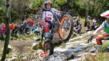 Toni Bou en acción en Lourdes.