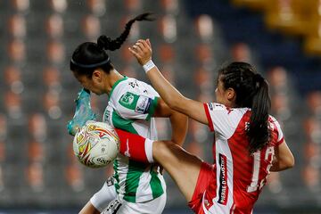 Partido de ida de las semifinales de la Liga Femenina BetPlay 2023, entre Atlético Nacional e Independiente Santa Fe.