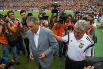 Las mejores postales del Tigres vs Cruz Azul desde el Volcán