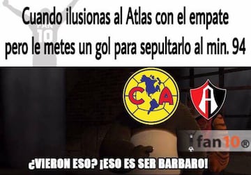 Los 50 mejores memes de la victoria de América frente al Atlas