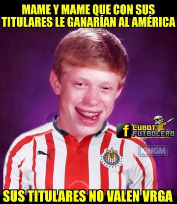 Los memes acaban con Chivas y celebran al América