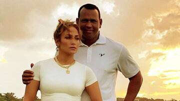 Jennifer Lopez y Alex Rodriguez.