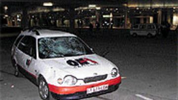 <b>VANDALISMO</b>. El sábado fueron agredidos periodistas y destrozada la unidad móvil de Ona Catalana.