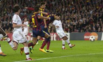 Busquets marcó el 2-0.