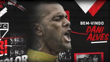 Dani Alves se convierte en jugador de Sao Paulo