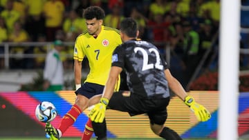 Luis Díaz, el más destacado por la prensa chilena en la victoria de Colombia ante Venezuela por Eliminatorias.