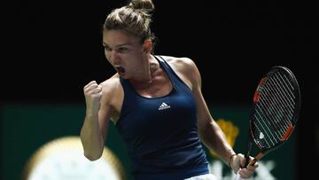 Halep aprovecha los errores de Keys y Kerber sobrevive