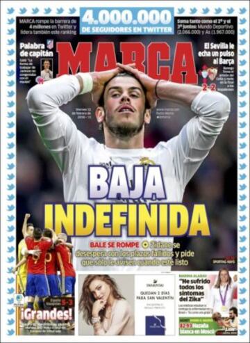 Portadas de la prensa mundial