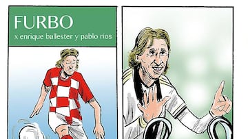 ‘Furbo’ también homenajea a Modric